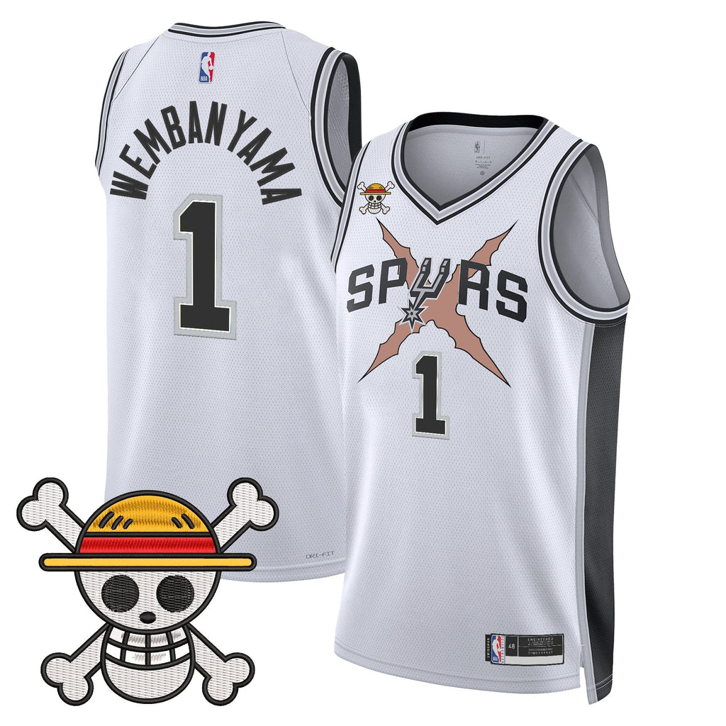 Men's San Antonio Spurs x One Piece Jersey Collection - Stitched