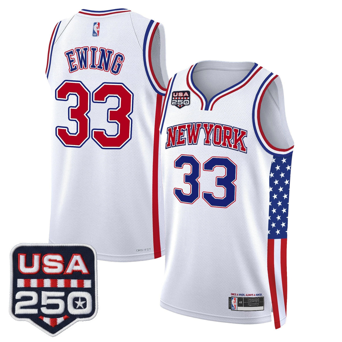 Men's New York Knicks "America 250 Edition" Swingman Jersey - All Stitched