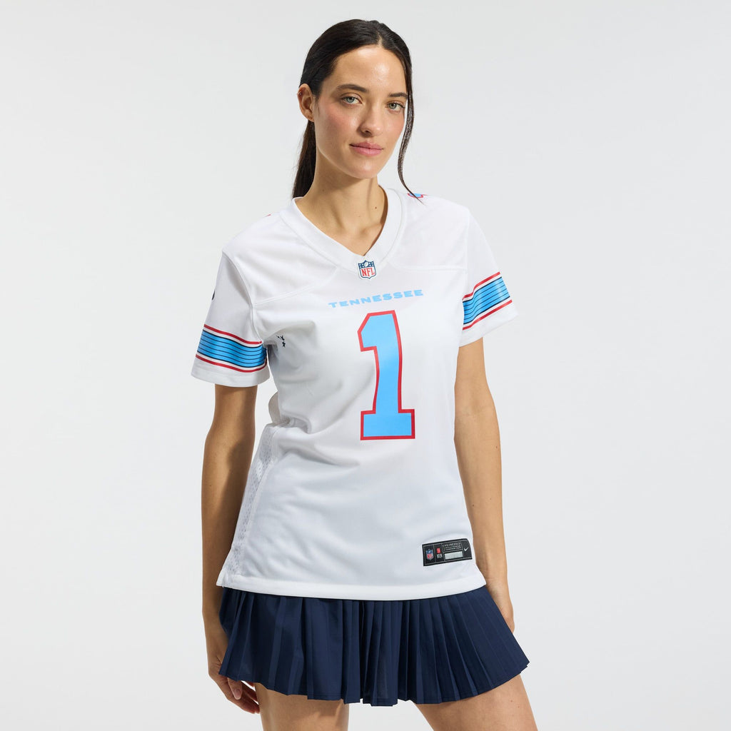 Women's Tennessee Titans Cameron Ward Nike White Game Jersey