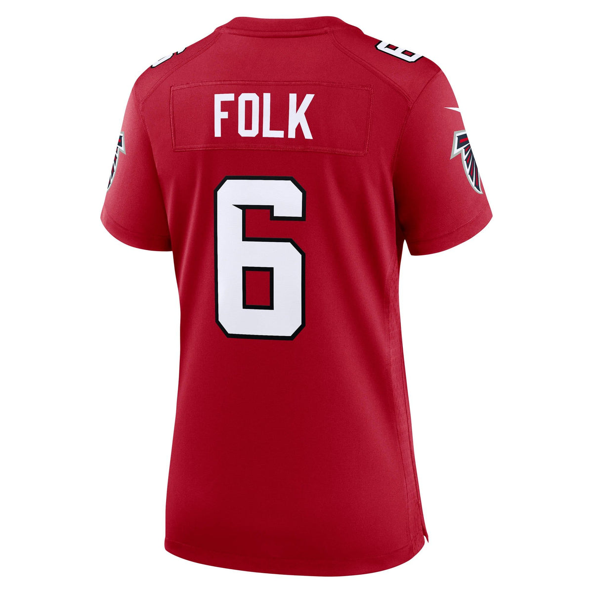 Women's Atlanta Falcons Nick Folk Nike Red Team Game Jersey