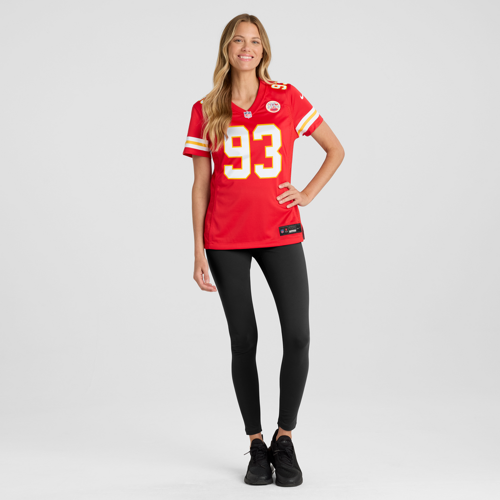 Women's Kansas City Chiefs Zacch Pickens Nike Red Team Game Jersey