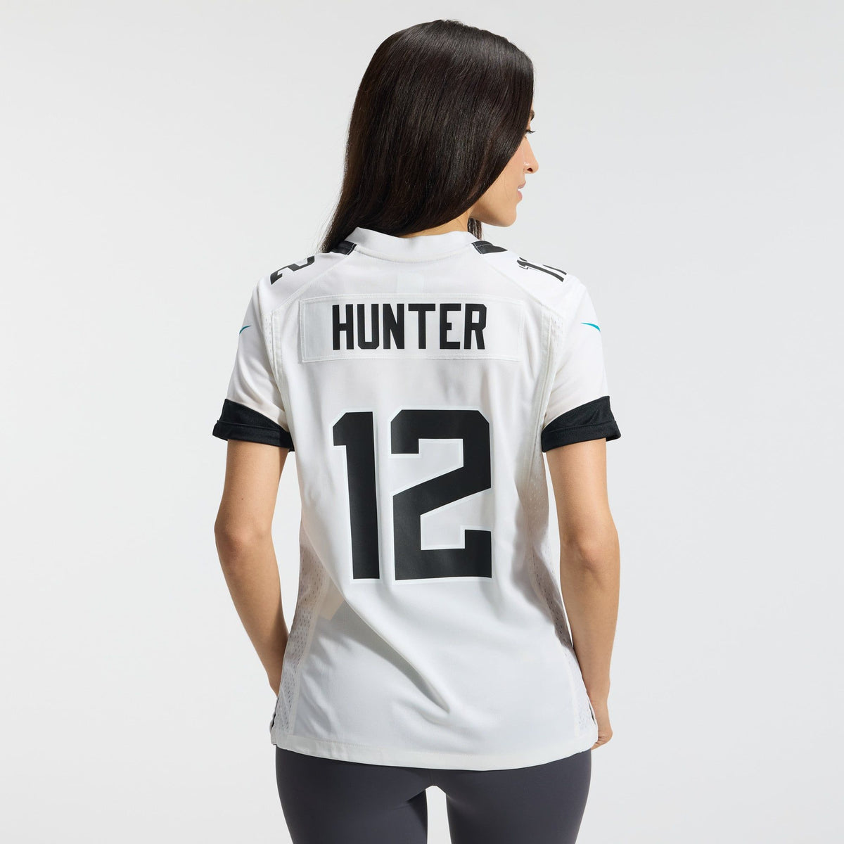 Women's Jacksonville Jaguars Travis Hunter Nike White Game Jersey