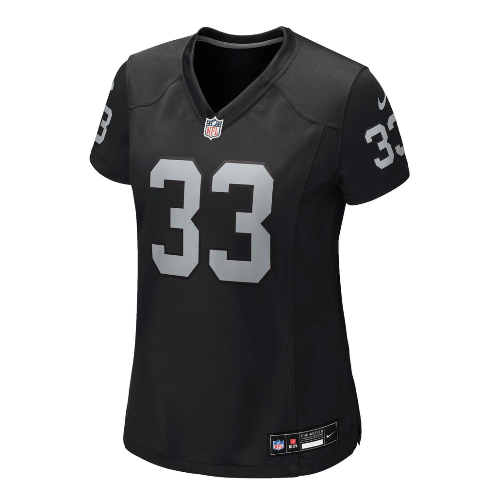 Women's Las Vegas Raiders Jamal Adams Nike Black Team Game Jersey