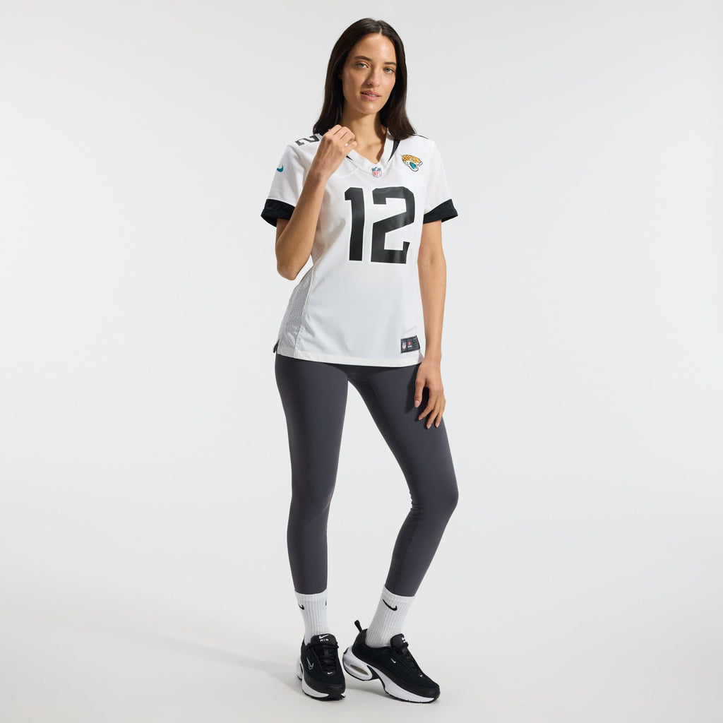 Women's Jacksonville Jaguars Travis Hunter Nike White Game Jersey