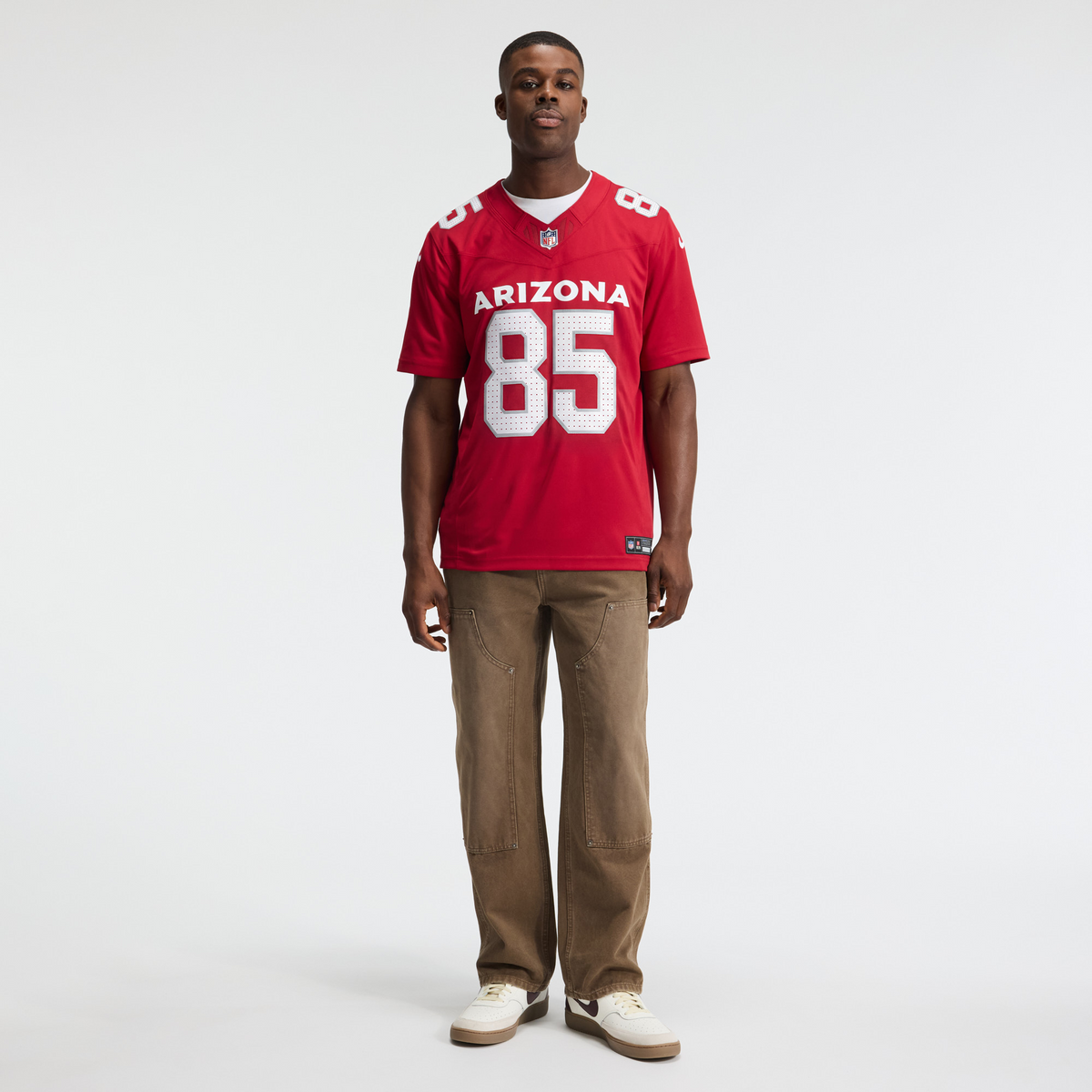 Men's Arizona Cardinals Trey Mcbride Nike Cardinal Team Vapor Fuse Stitched Limited Jersey