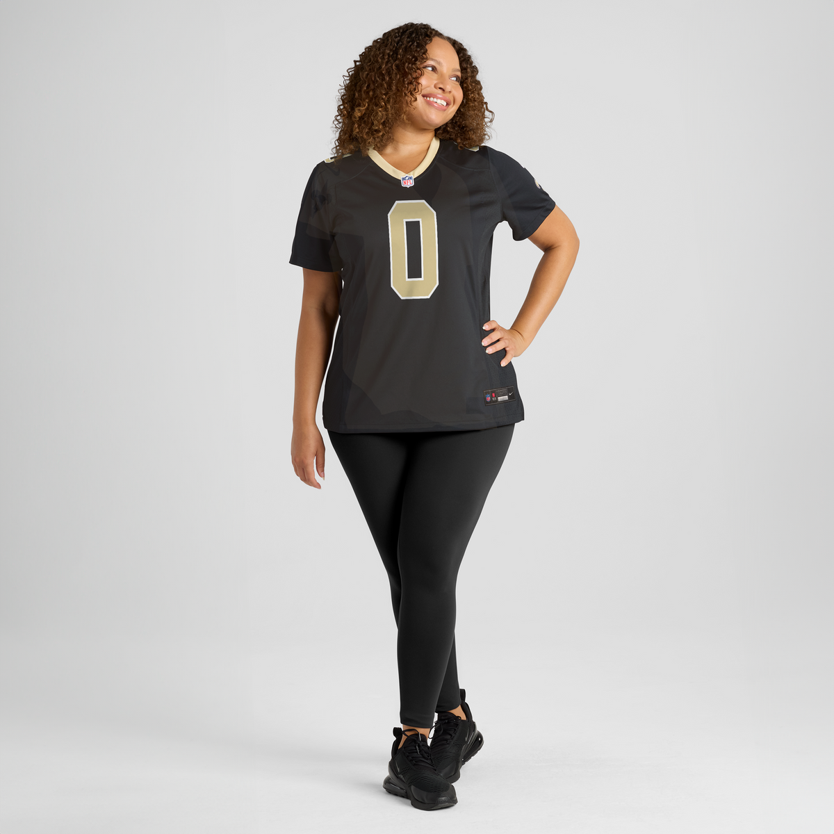 Women's New Orleans Saints Jordyn Tyson Nike Black Game Jersey
