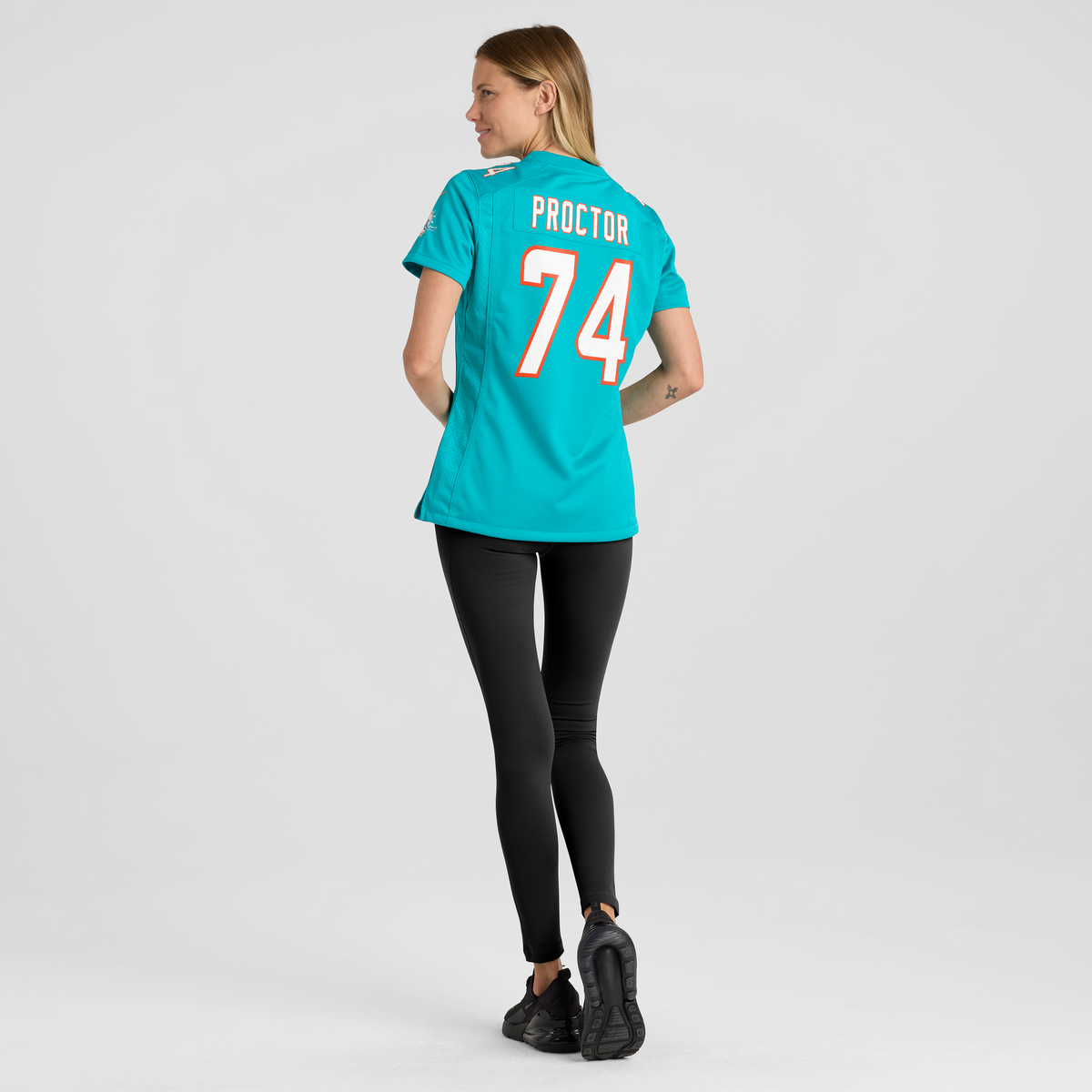 Women's Miami Dolphins Kadyn Proctor Nike Aqua Team Game Jersey
