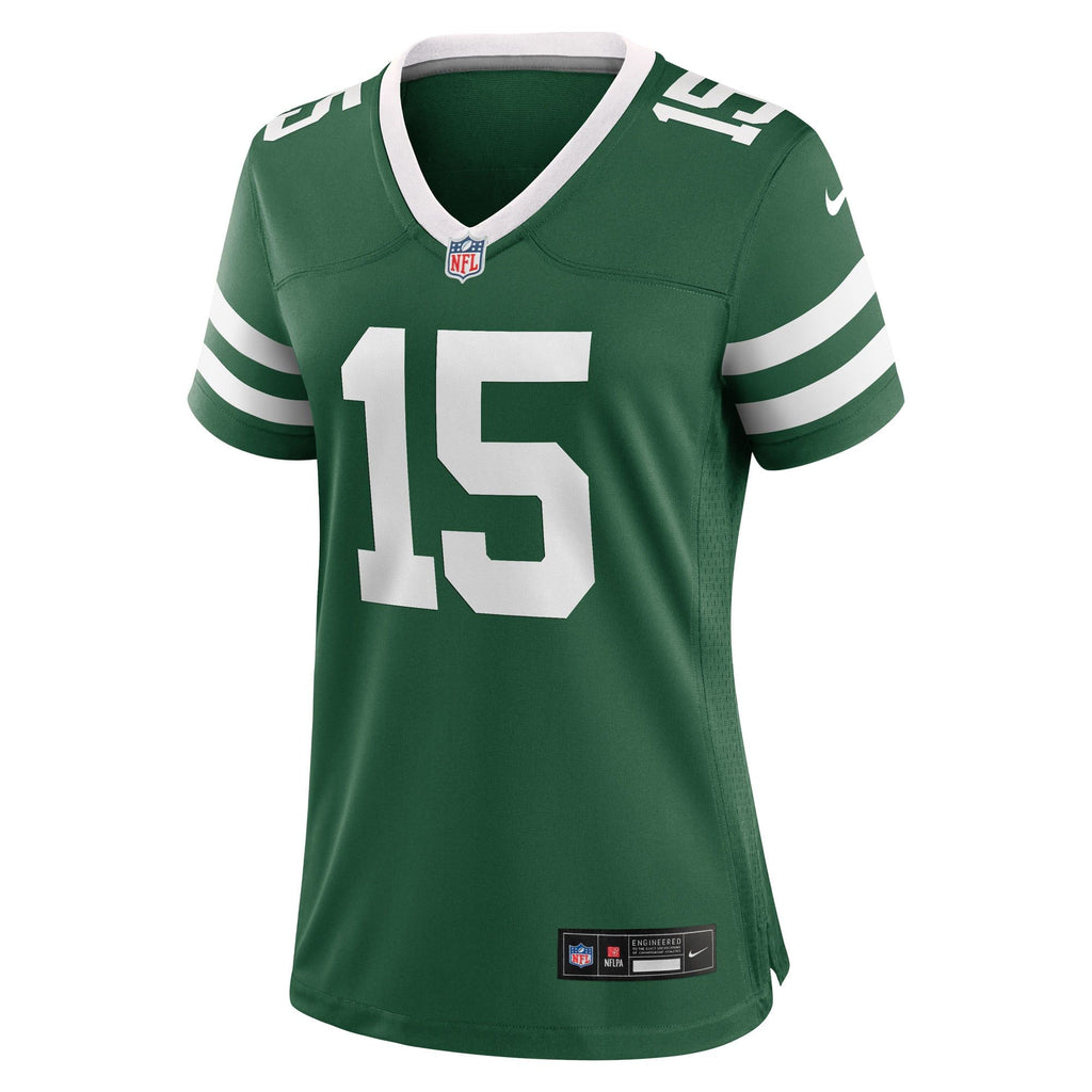 Women's New York Jets Adonai Mitchell Nike Legacy Green Team Game Jersey