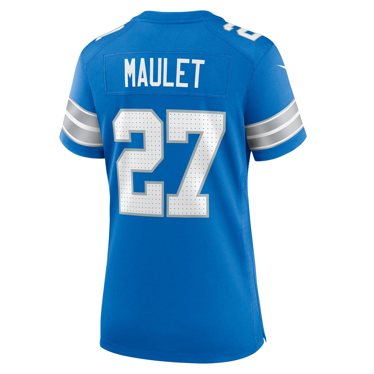 Women's Detroit Lions Arthur Maulet Nike Blue Team Game Jersey