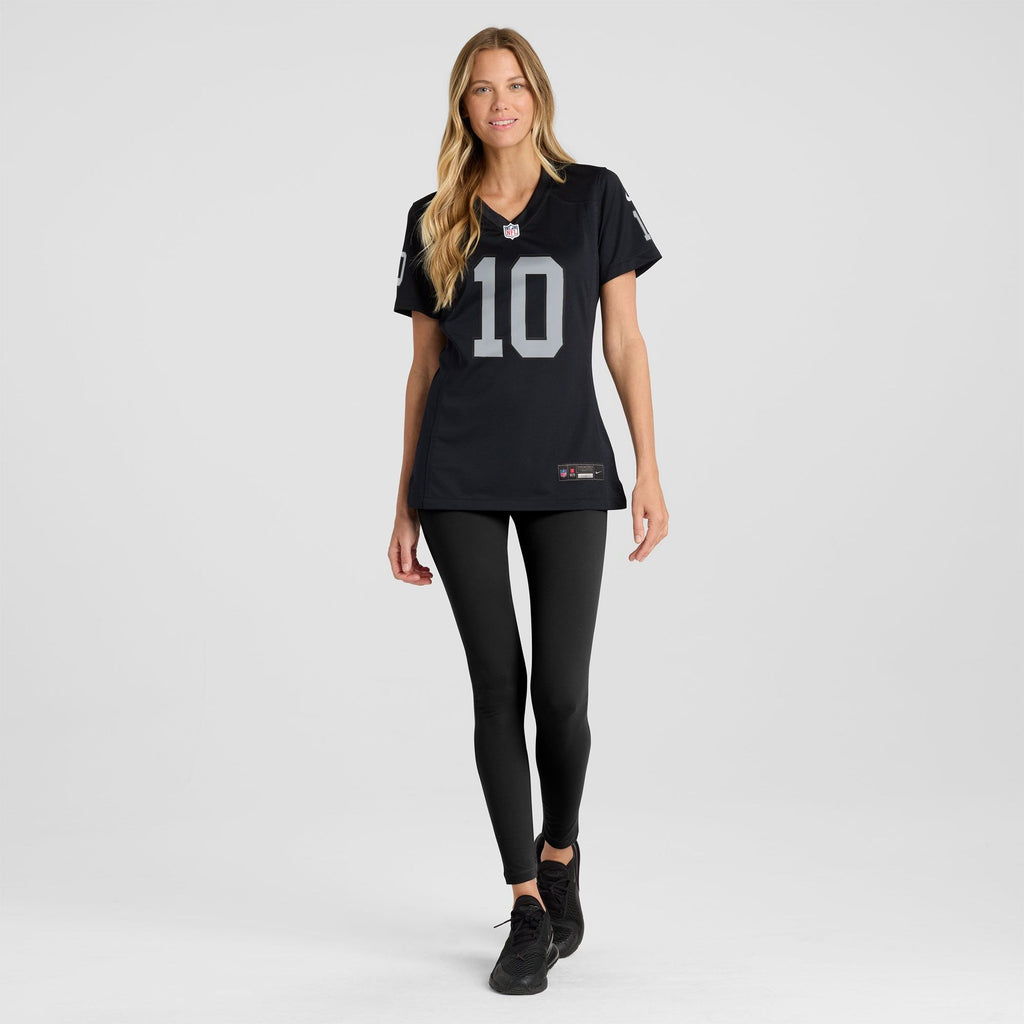 Women's Las Vegas Raiders Donte Thornton Jr Nike Black Team Game Jersey