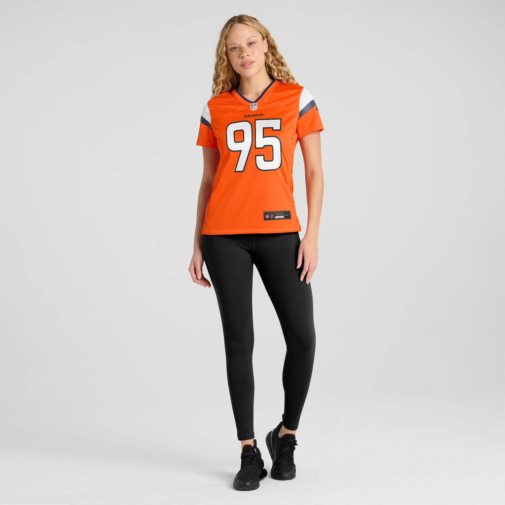Women's Denver Broncos Saivion Jones Nike Orange Team Game Jersey