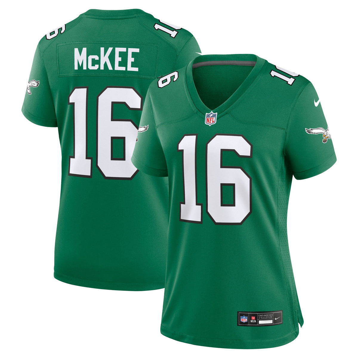 Women's Philadelphia Eagles Tanner Mckee Nike Kelly Green Alternate Game Jersey