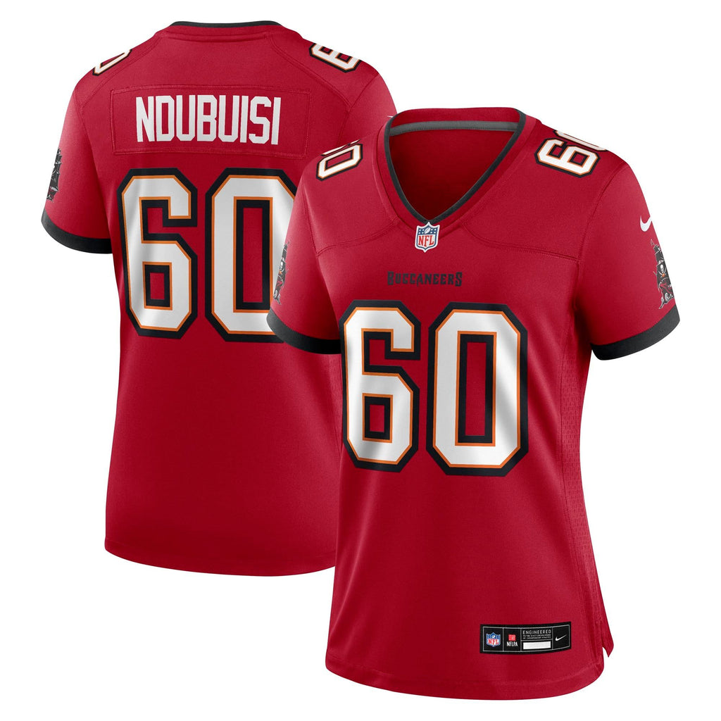 Women's Tampa Bay Buccaneers Haggai Ndubuisi Nike Red Team Game Jersey