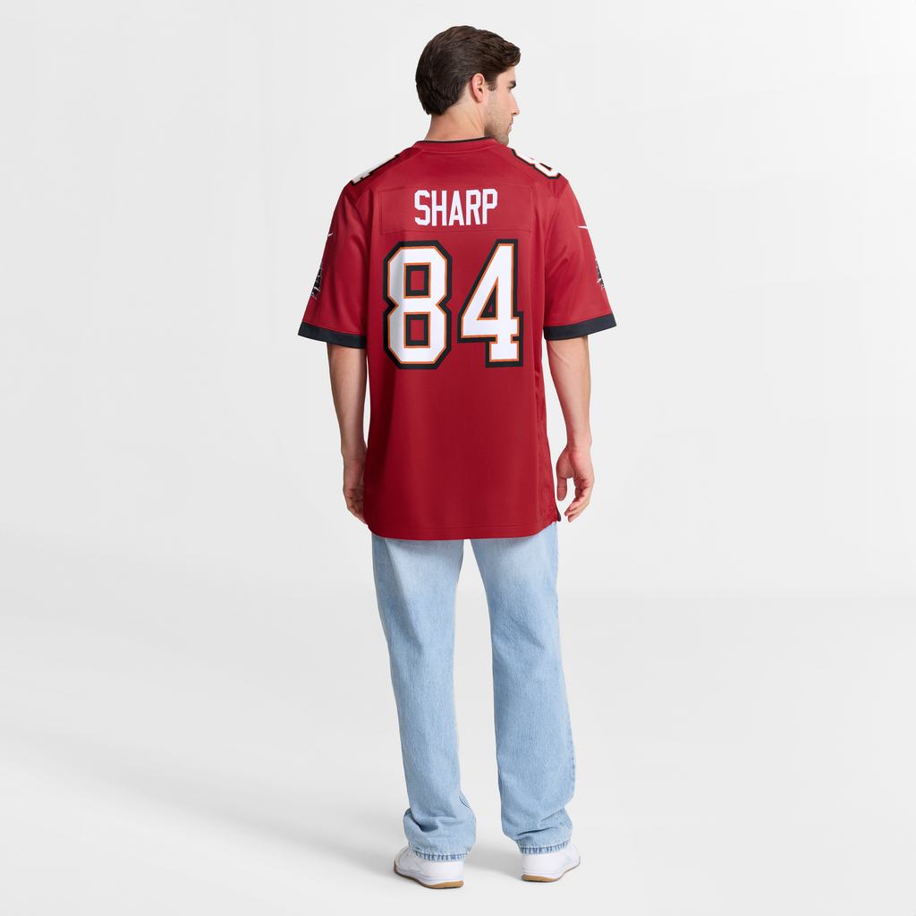Men's Tampa Bay Buccaneers Bauer Sharp Nike Red Team Game Jersey