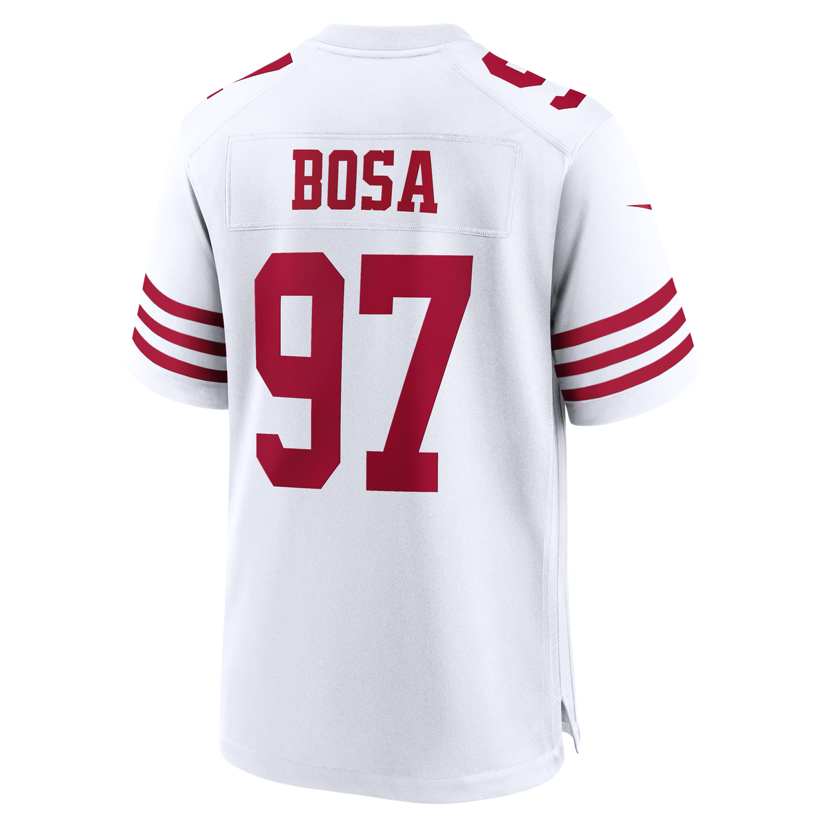 Men's San Francisco 49Ers Nick Bosa Nike White 80Th Anniversary Game Jersey