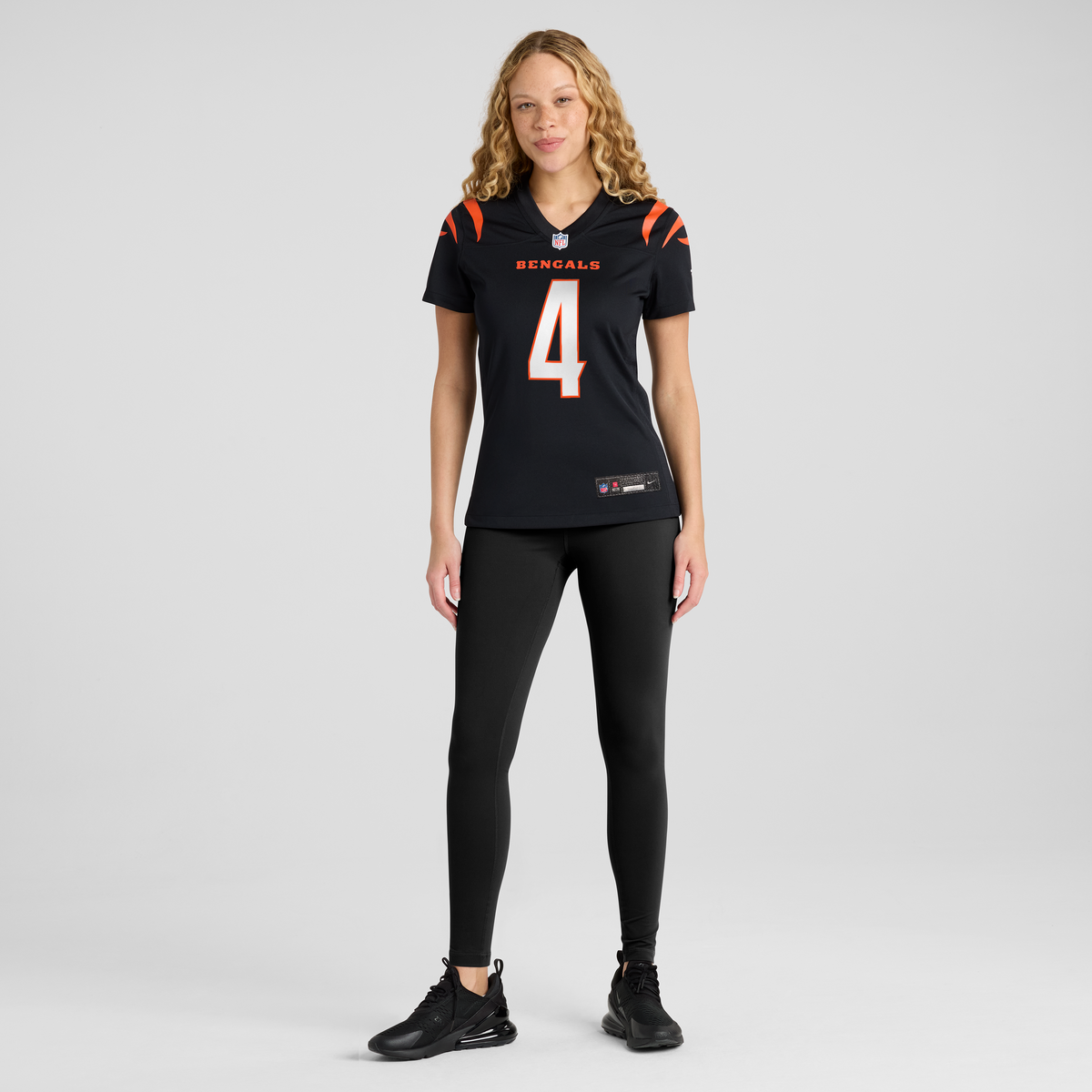 Women's Cincinnati Bengals Sean Clifford Nike Black Team Game Jersey