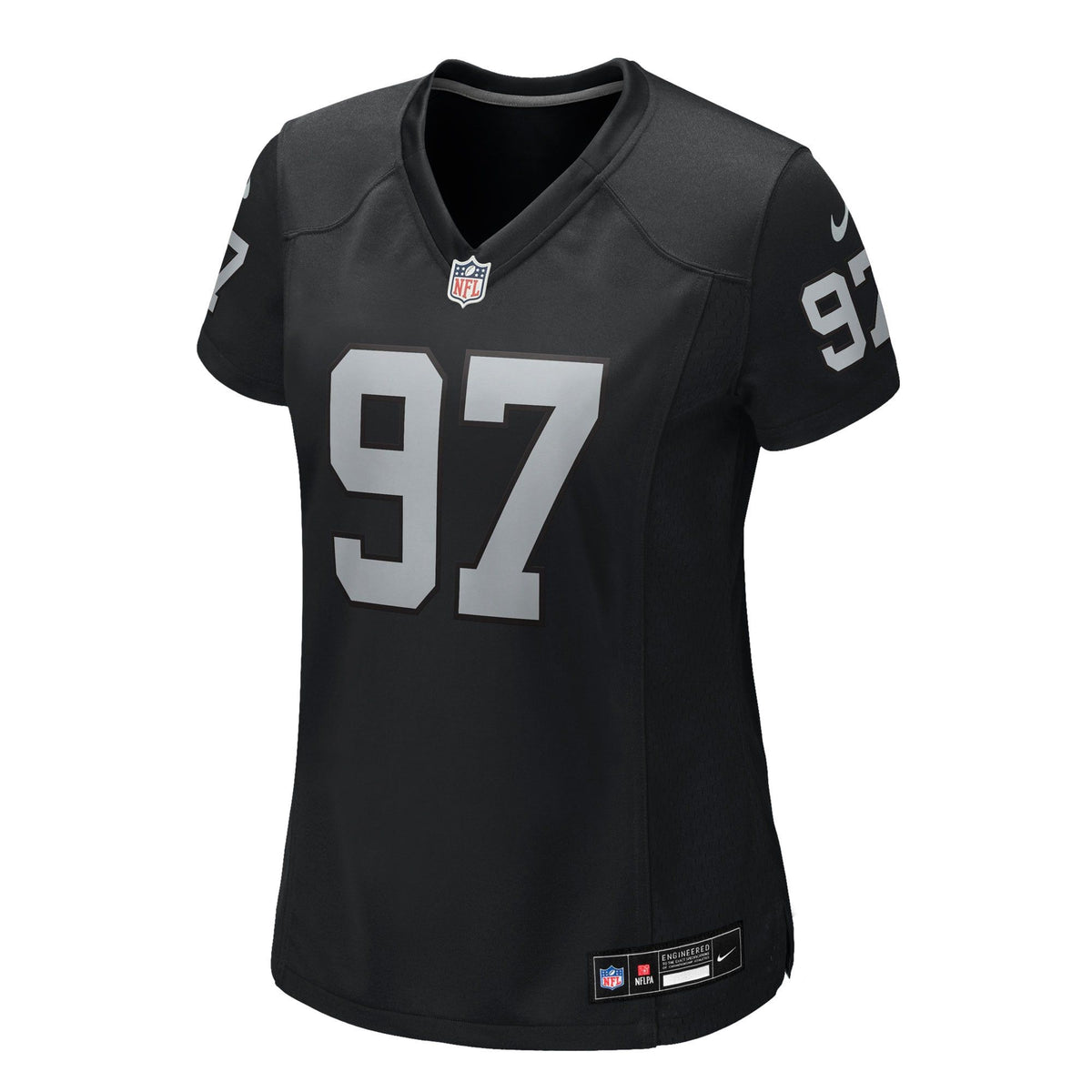 Women's Las Vegas Raiders Tonka Hemingway Nike Black Team Game Jersey
