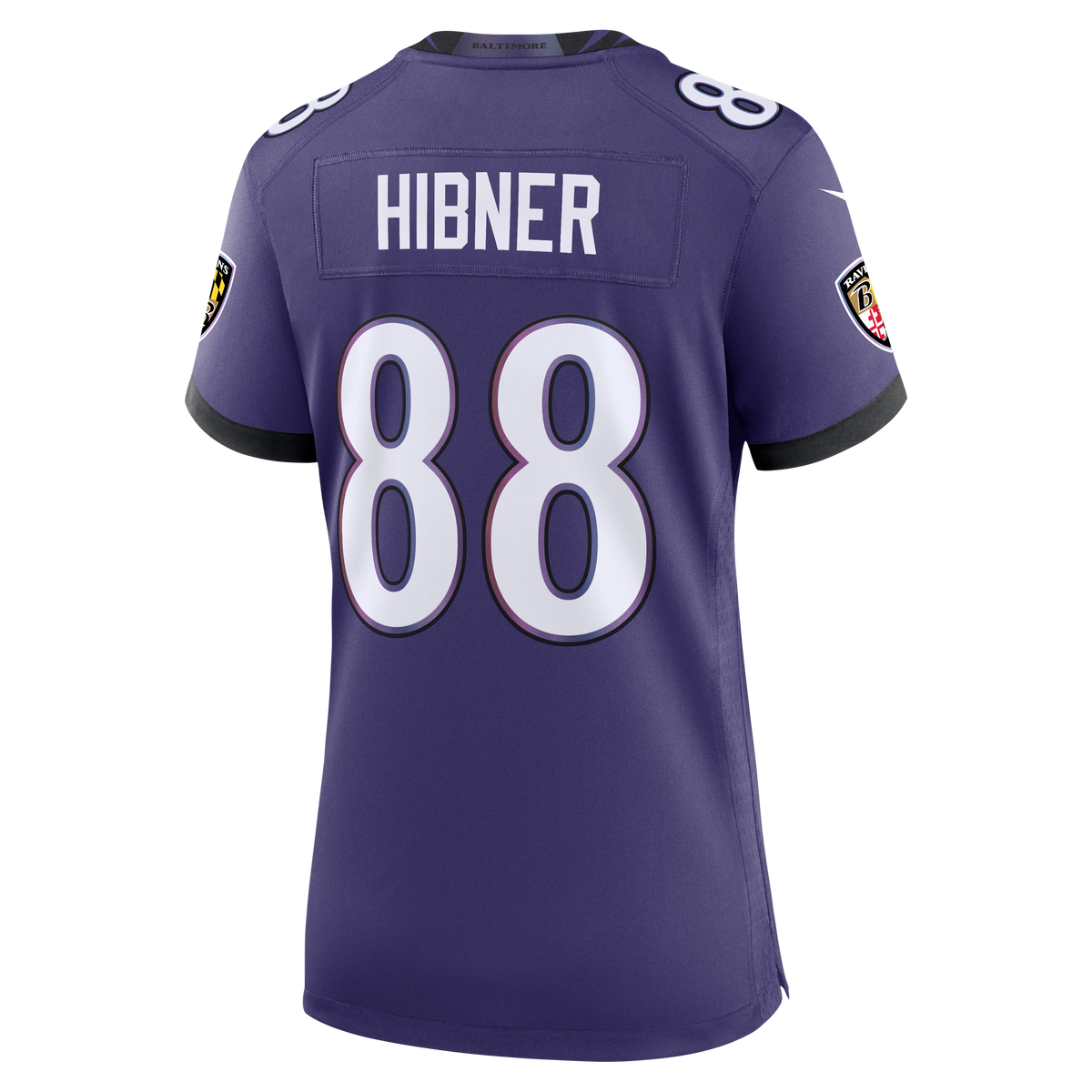 Women's Baltimore Ravens Matthew Hibner Nike Purple Team Game Jersey